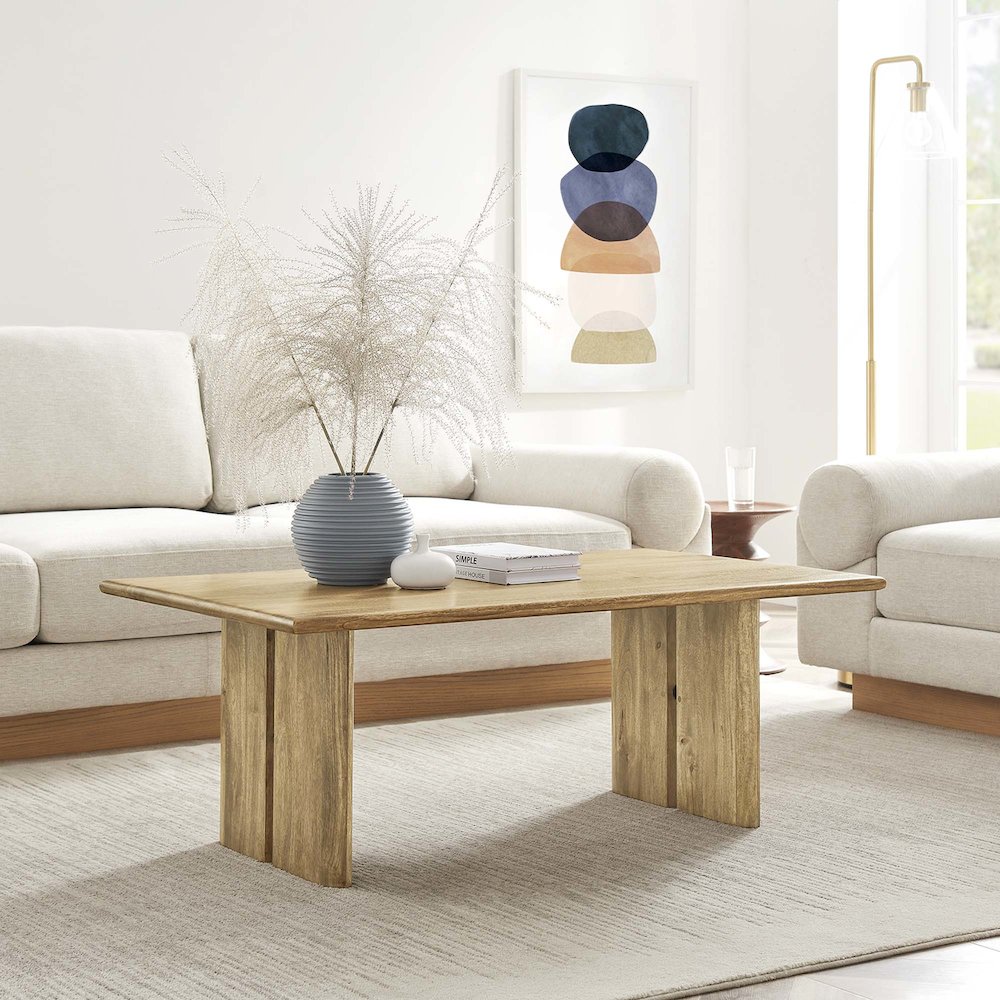 Amistad Wood Coffee Table. Picture 8