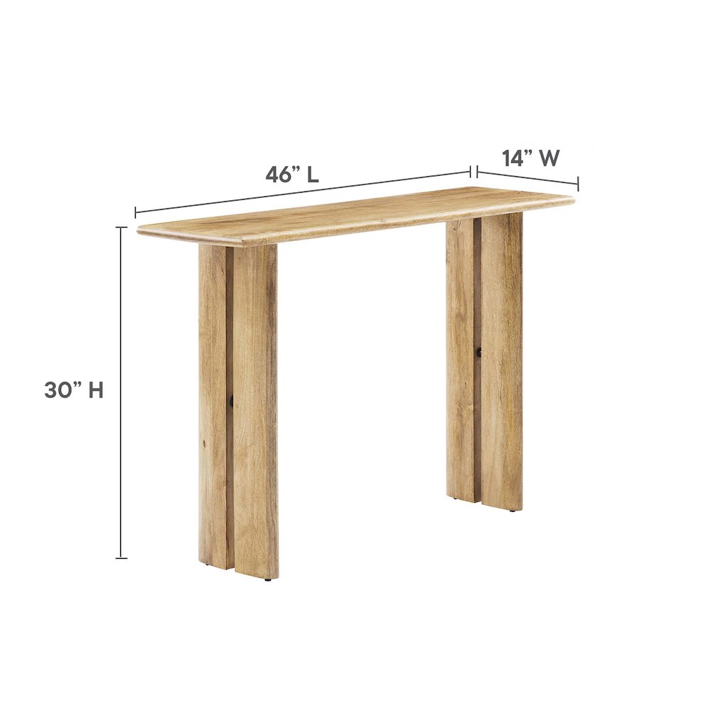 Amistad Wood Console Table. Picture 3