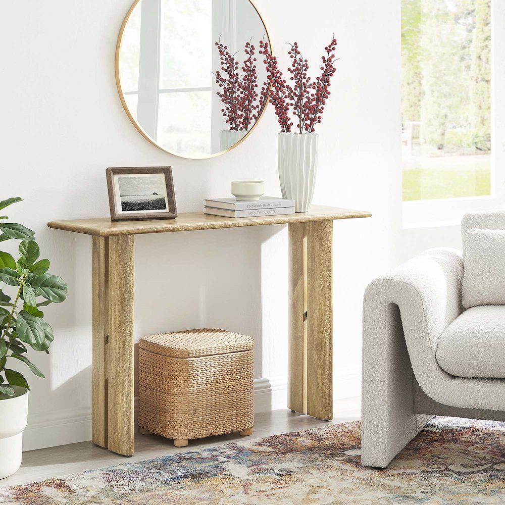 Amistad Wood Console Table. Picture 8