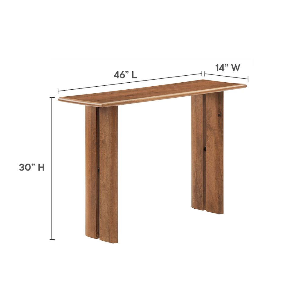 Amistad Wood Console Table. Picture 3