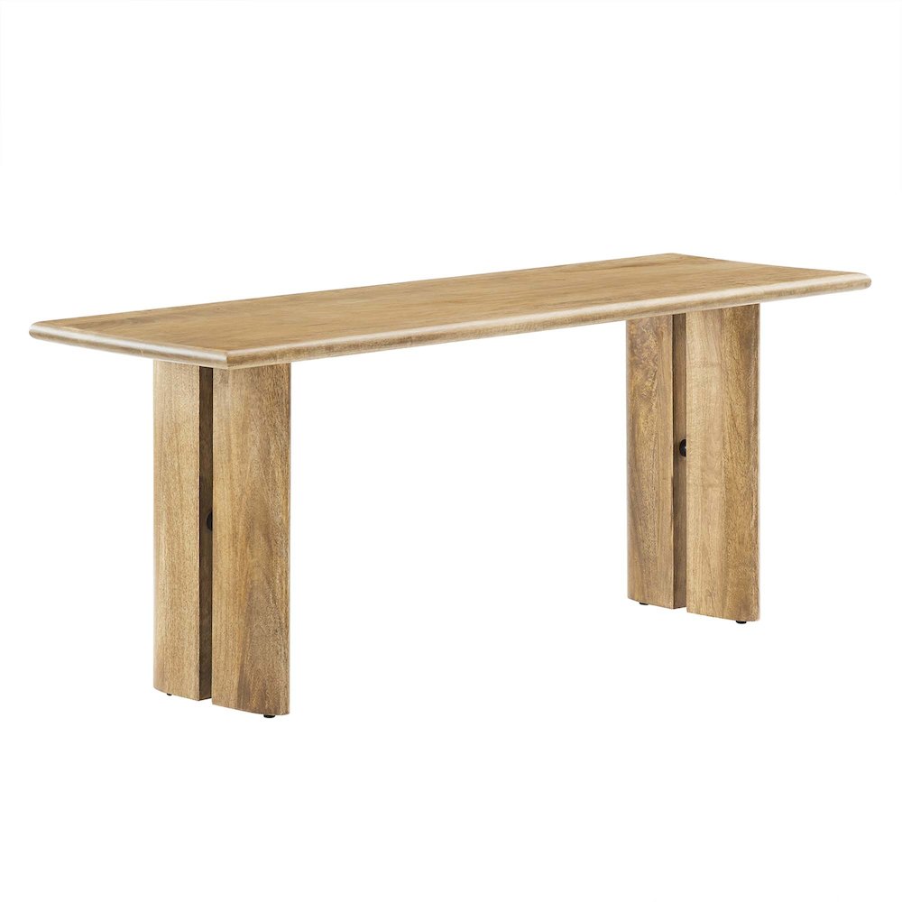 Amistad 46" Wood Bench. Picture 1