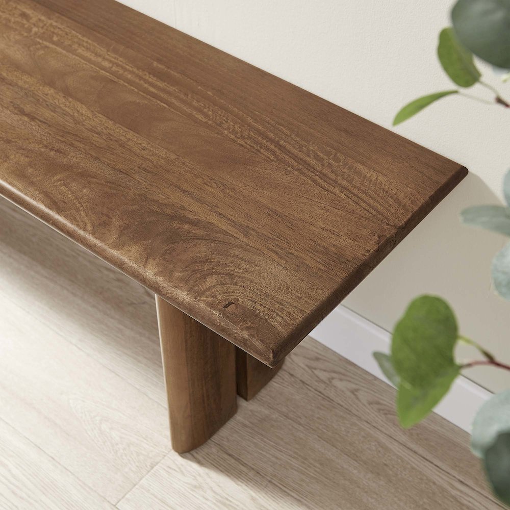 Amistad 58" Wood Bench. Picture 10