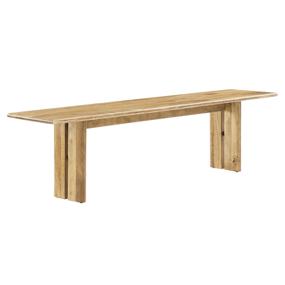 Amistad 72" Wood Bench. Picture 1
