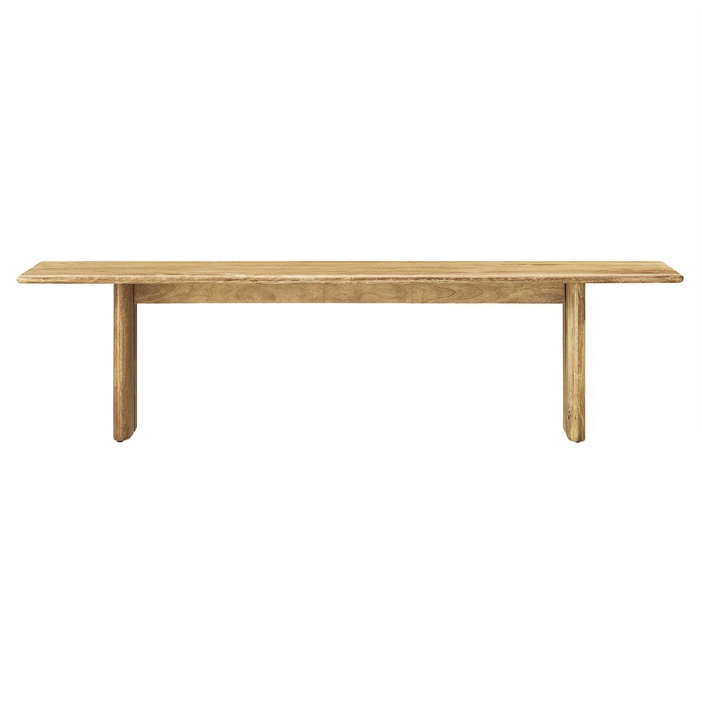 Amistad 72" Wood Bench. Picture 5