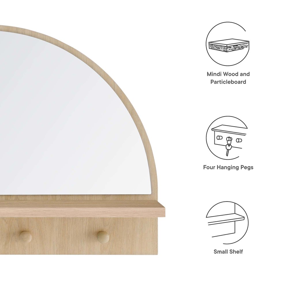 Moonbeam Arched Mirror. Picture 2