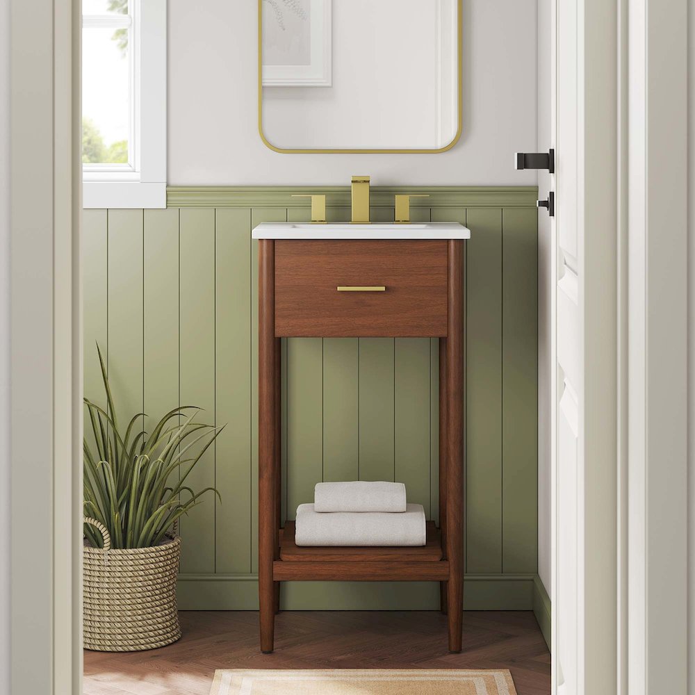 Zaire 18" Bathroom Vanity Cabinet (Sink Basin Not Included). Picture 9