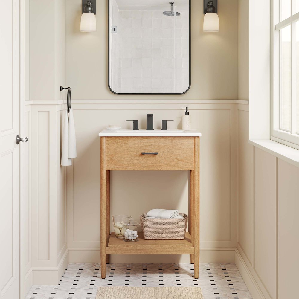 Zaire 24" Bathroom Vanity Cabinet (Sink Basin Not Included). Picture 9