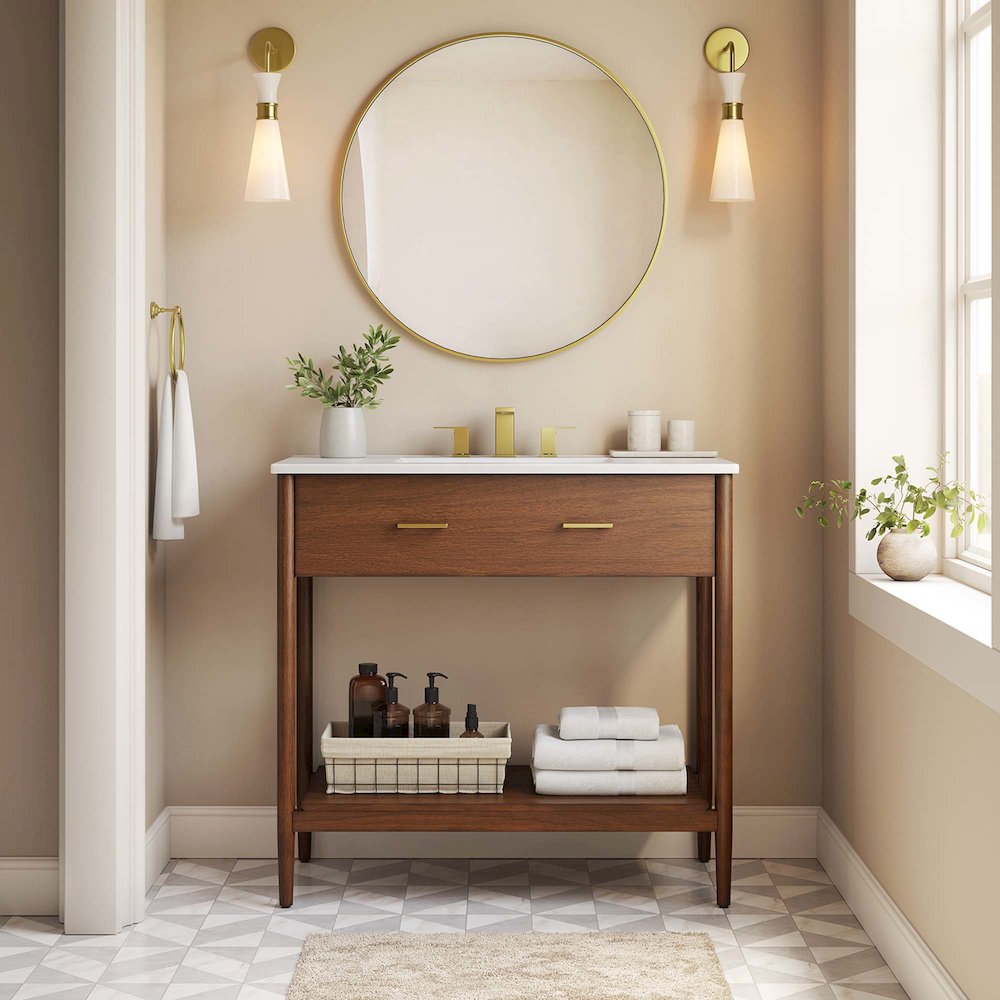 Zaire 36" Bathroom Vanity Cabinet (Sink Basin Not Included). Picture 10