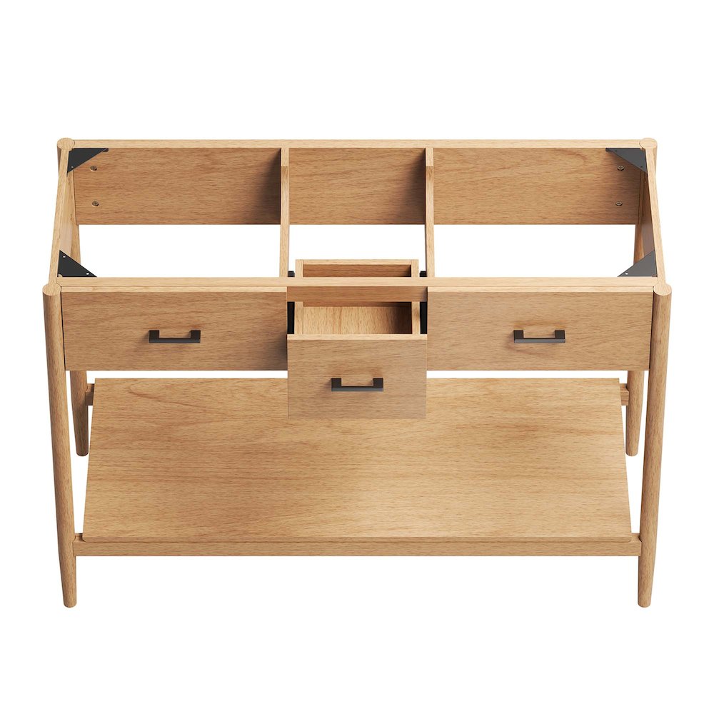 48” Double Sink Bathroom Vanity Cabinet (Sink Basin Not Included). Picture 7