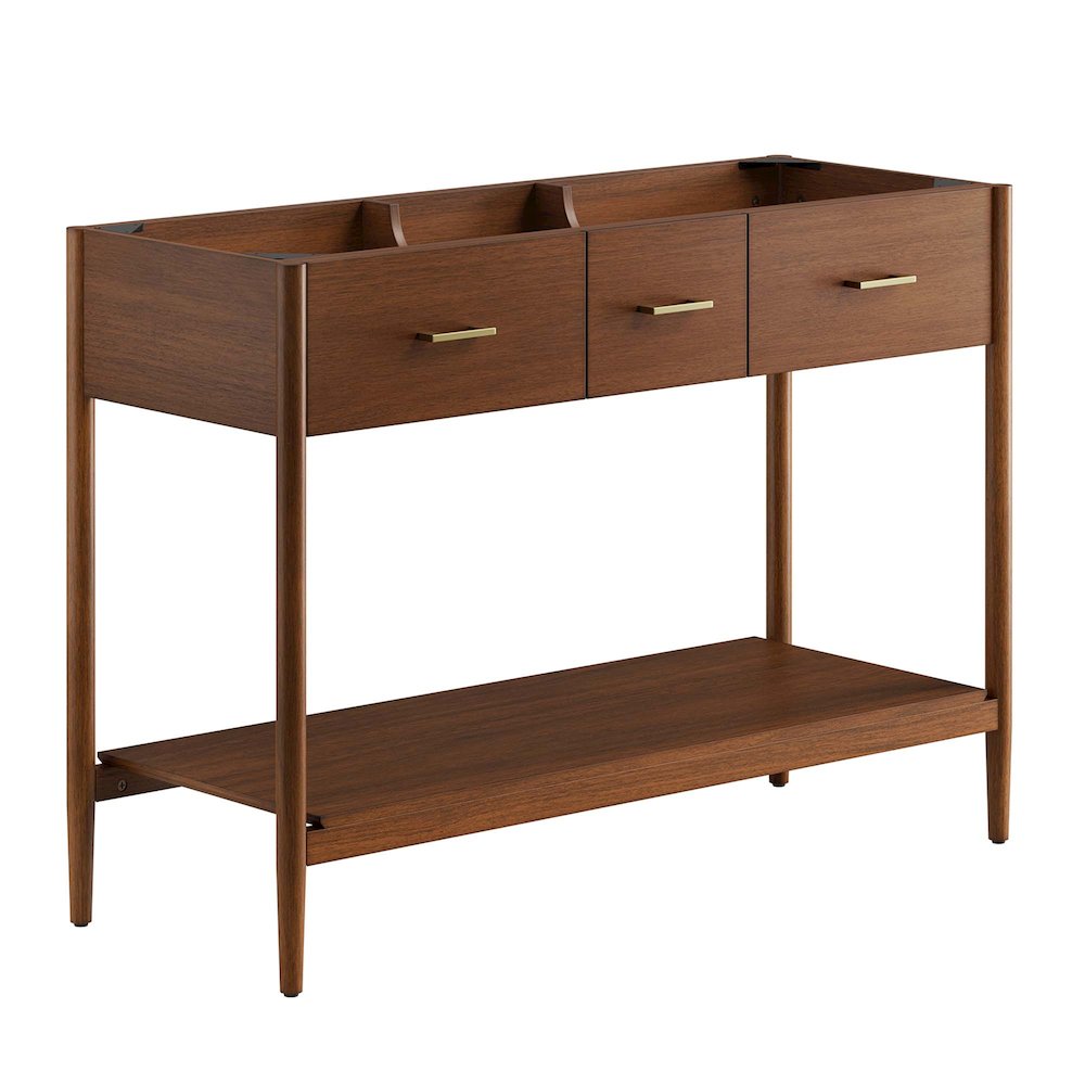 48” Double Sink Bathroom Vanity Cabinet (Sink Basin Not Included). Picture 1