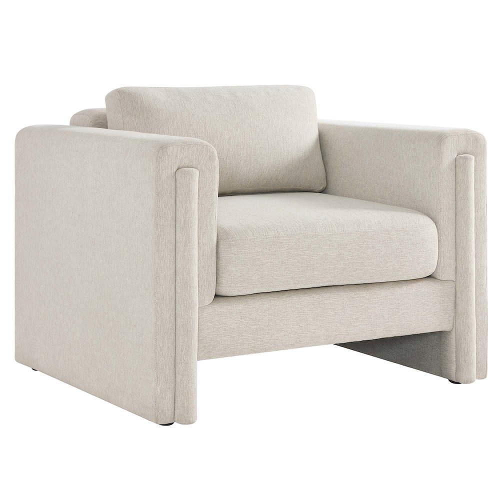 Visible Fabric Armchair. Picture 1
