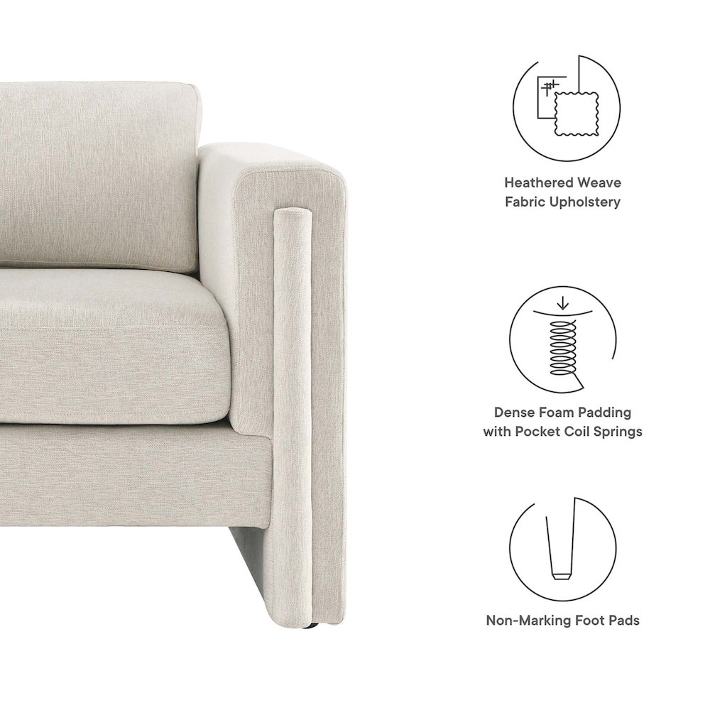 Visible Fabric Armchair. Picture 2