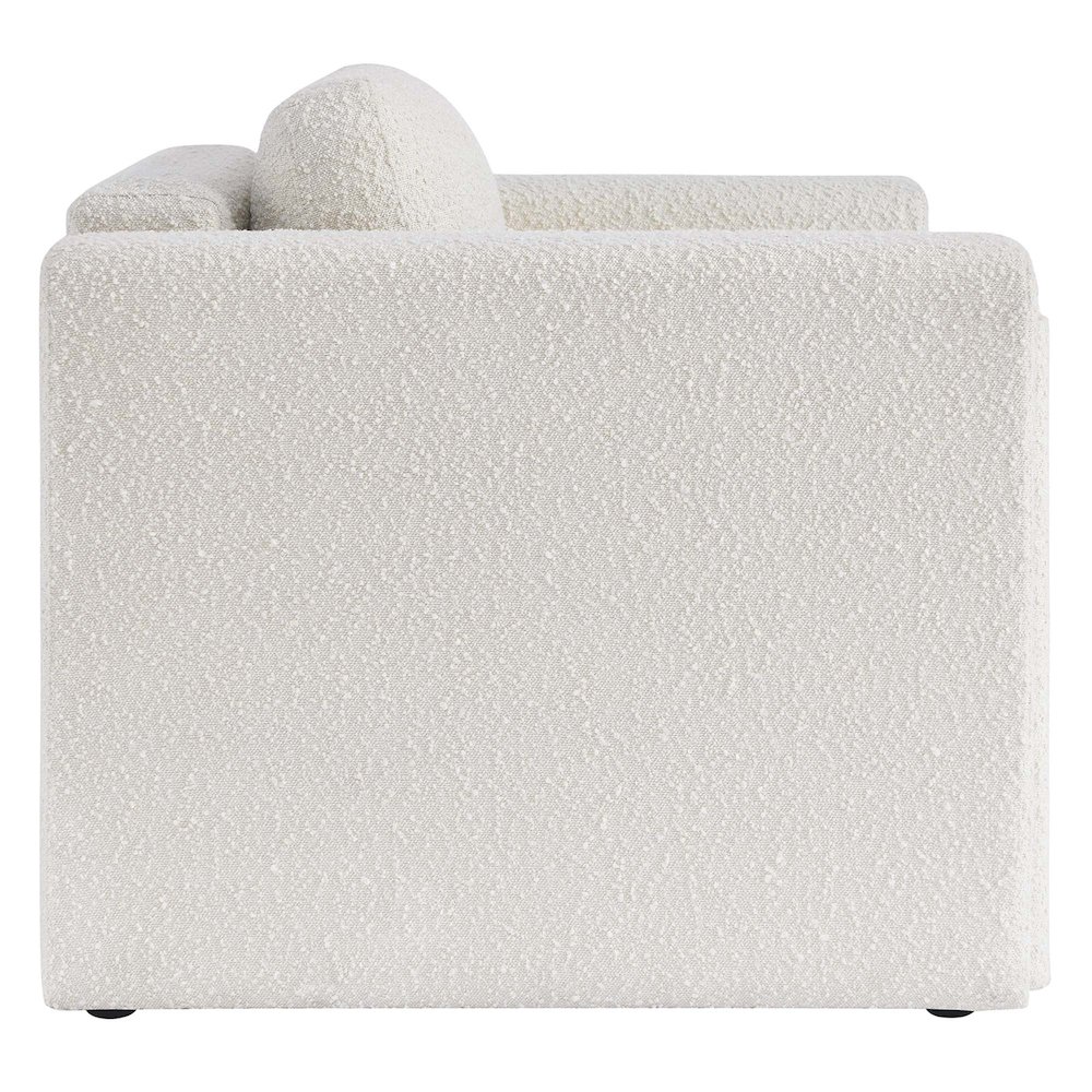 Visible Boucle Fabric Armchair. Picture 4