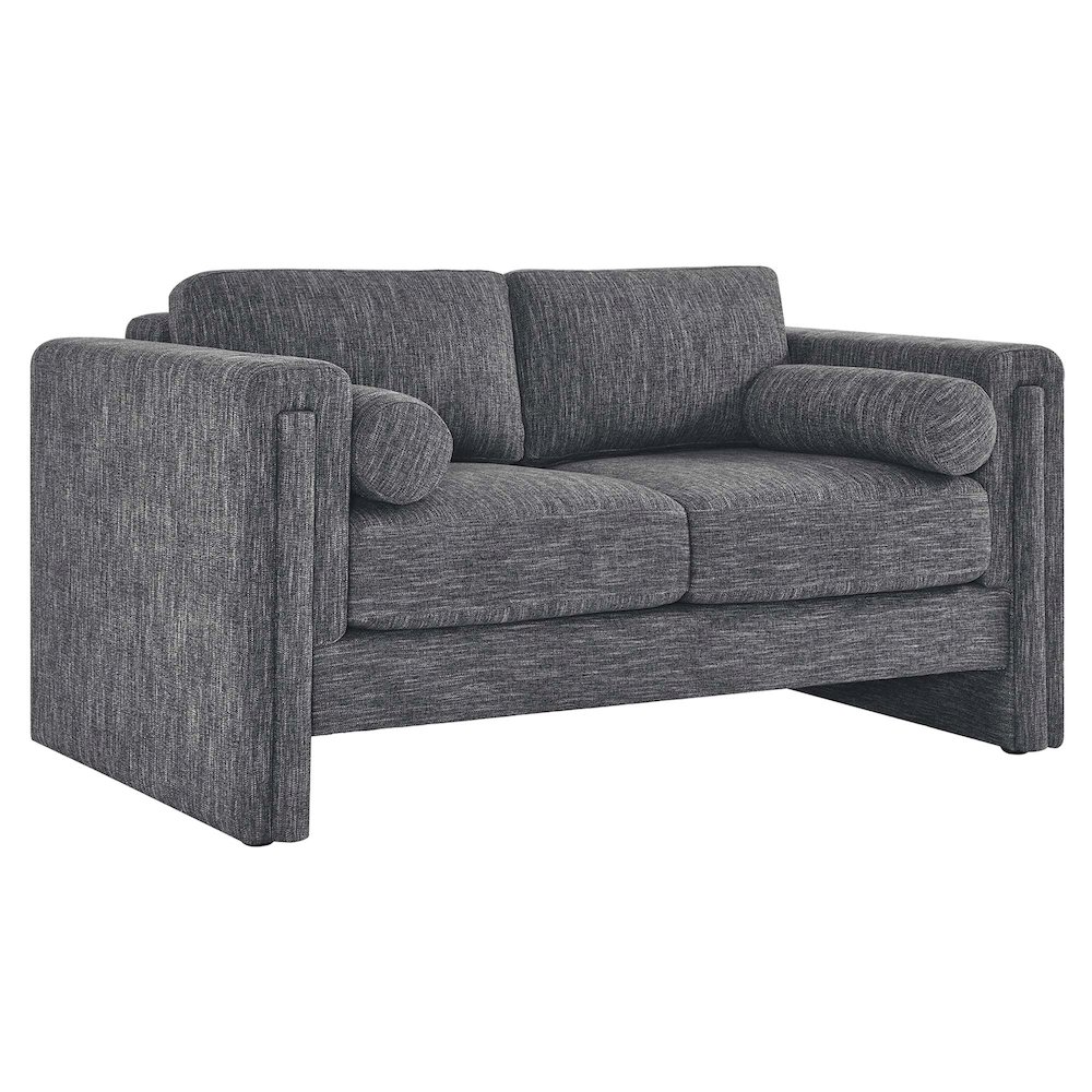 Visible Fabric Loveseat. Picture 1
