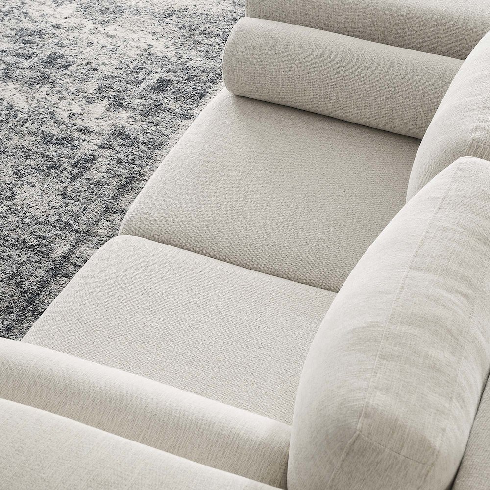 Visible Fabric Loveseat. Picture 9