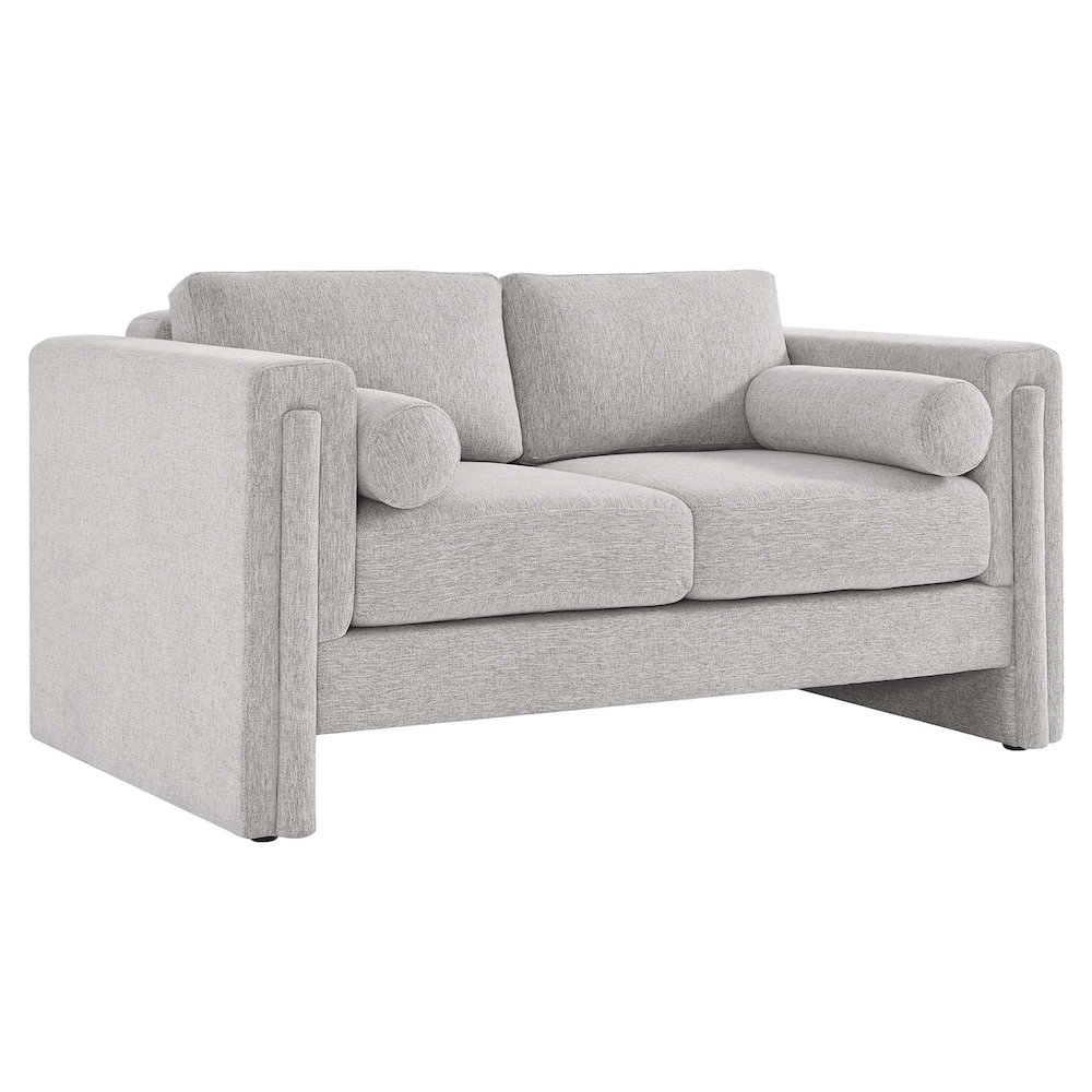 Visible Fabric Loveseat. Picture 1