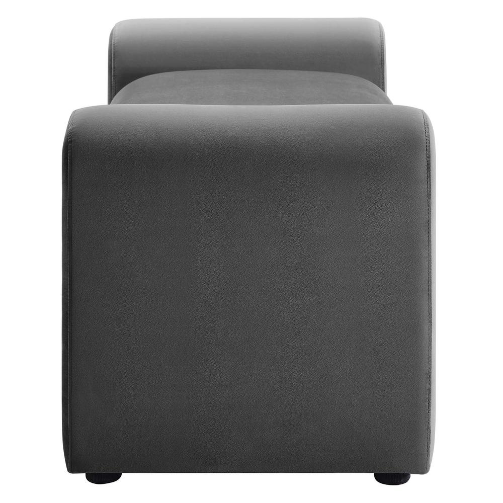 Waverly Performance Velvet Bench. Picture 2