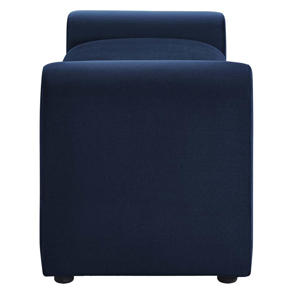 Waverly Performance Velvet Bench. Picture 2