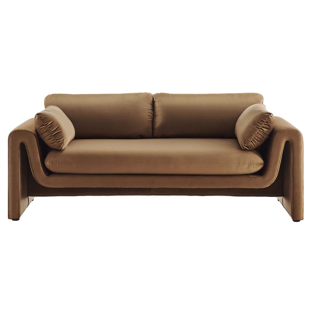 Waverly Performance Velvet Sofa. Picture 4