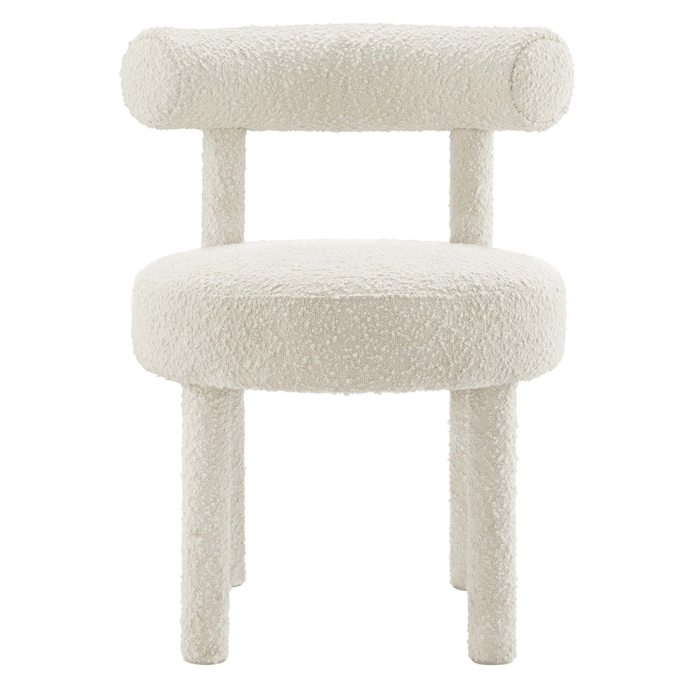 Toulouse Boucle Fabric Dining Chair. Picture 6