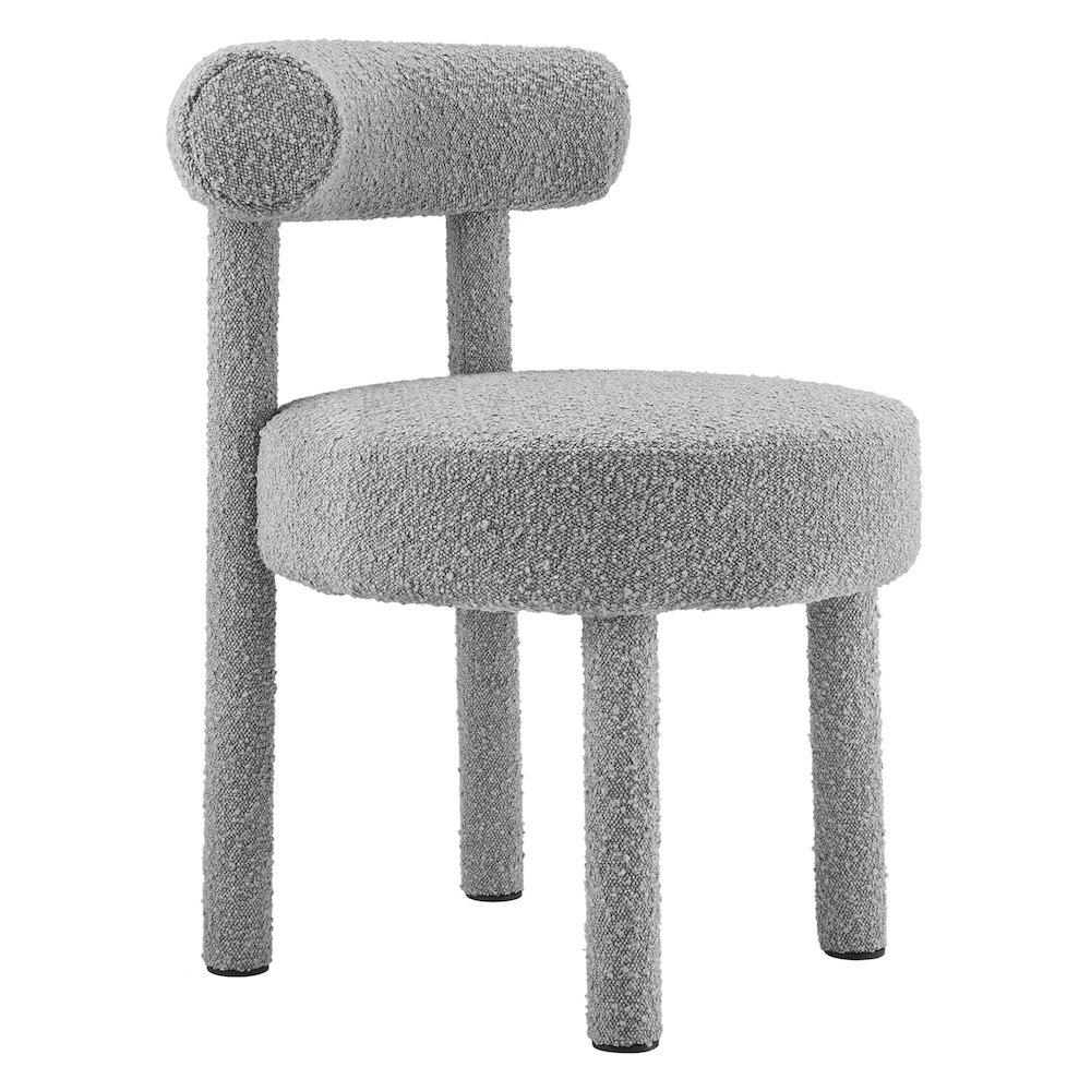 Toulouse Boucle Fabric Dining Chair. Picture 1