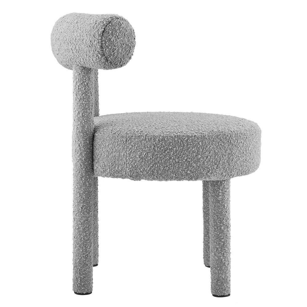 Toulouse Boucle Fabric Dining Chair. Picture 4
