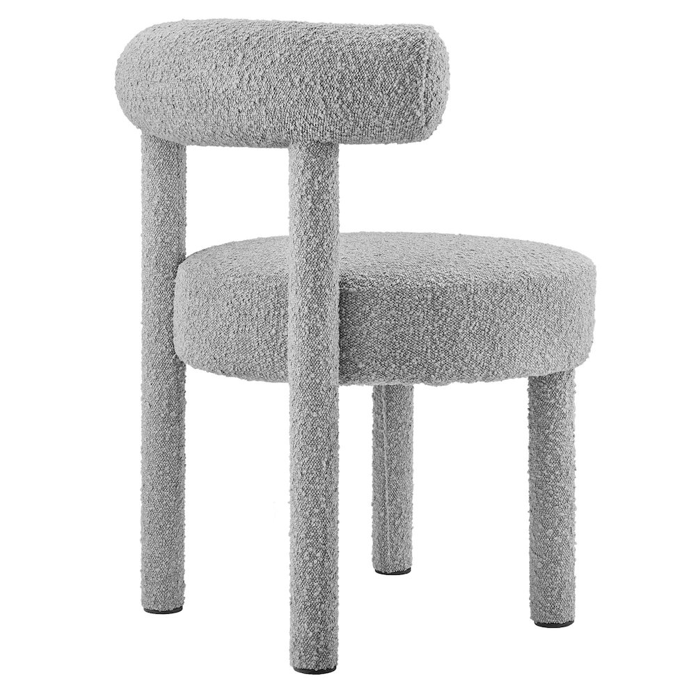 Toulouse Boucle Fabric Dining Chair. Picture 5