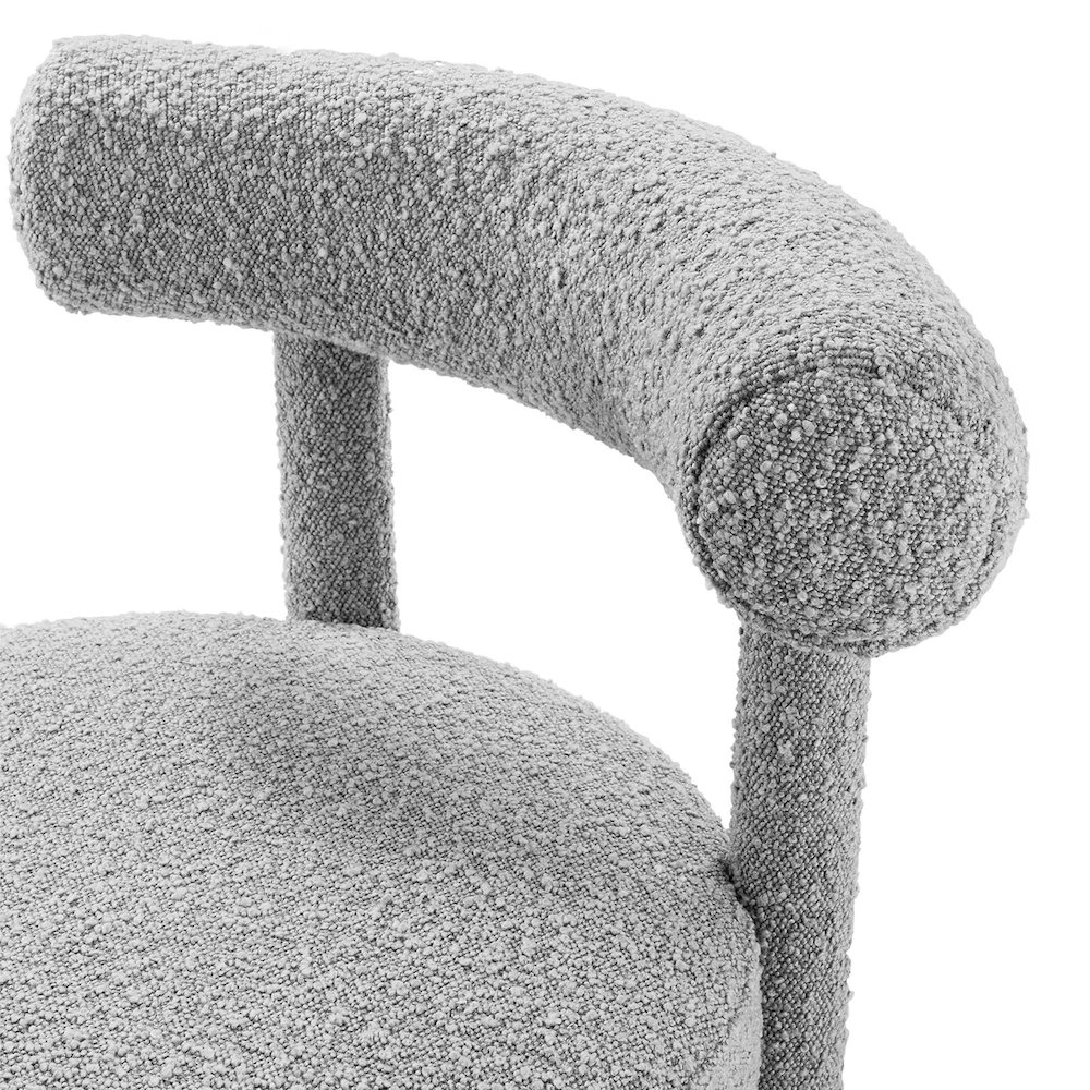 Toulouse Boucle Fabric Dining Chair. Picture 7