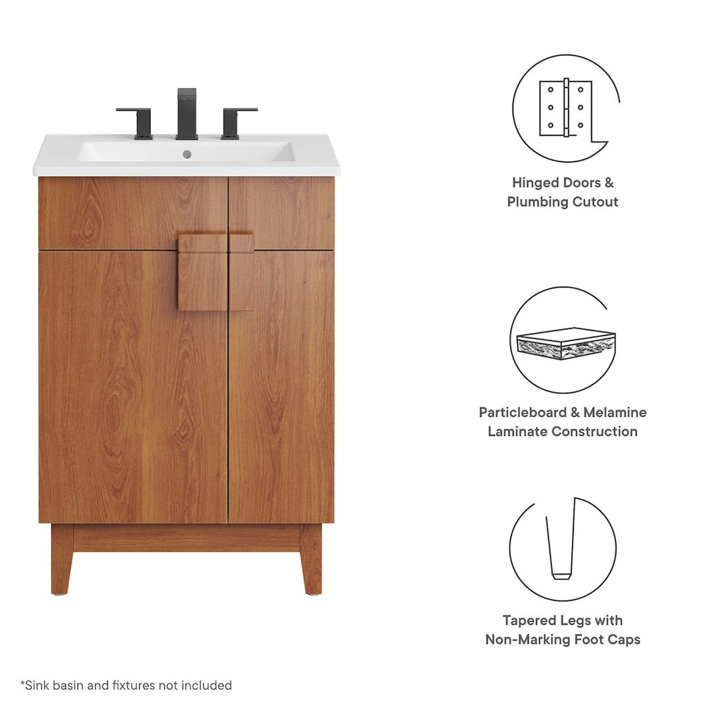 Miles 24” Bathroom Vanity Cabinet (Sink Basin Not Included). Picture 2