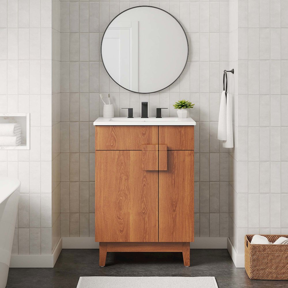 Miles 24” Bathroom Vanity Cabinet (Sink Basin Not Included). Picture 9