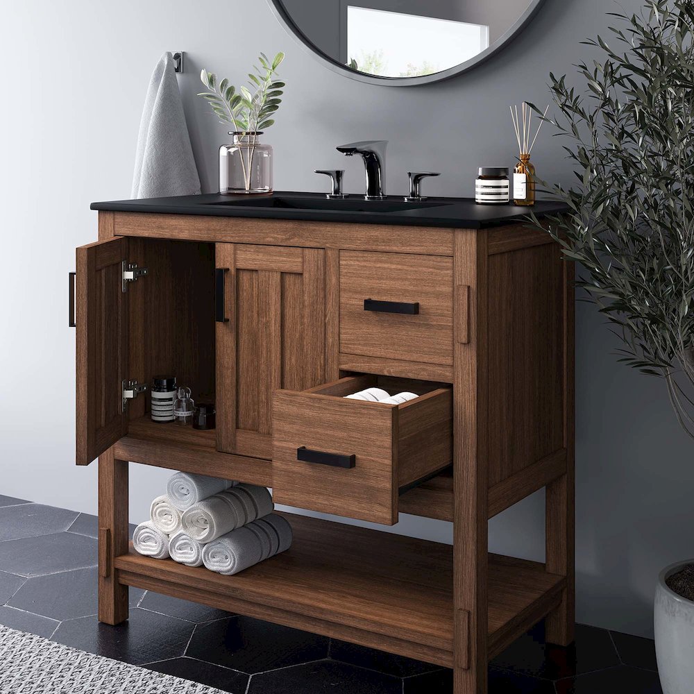 Ashlyn 36” Wood Bathroom Vanity Cabinet (Sink Basin Not Included). Picture 11