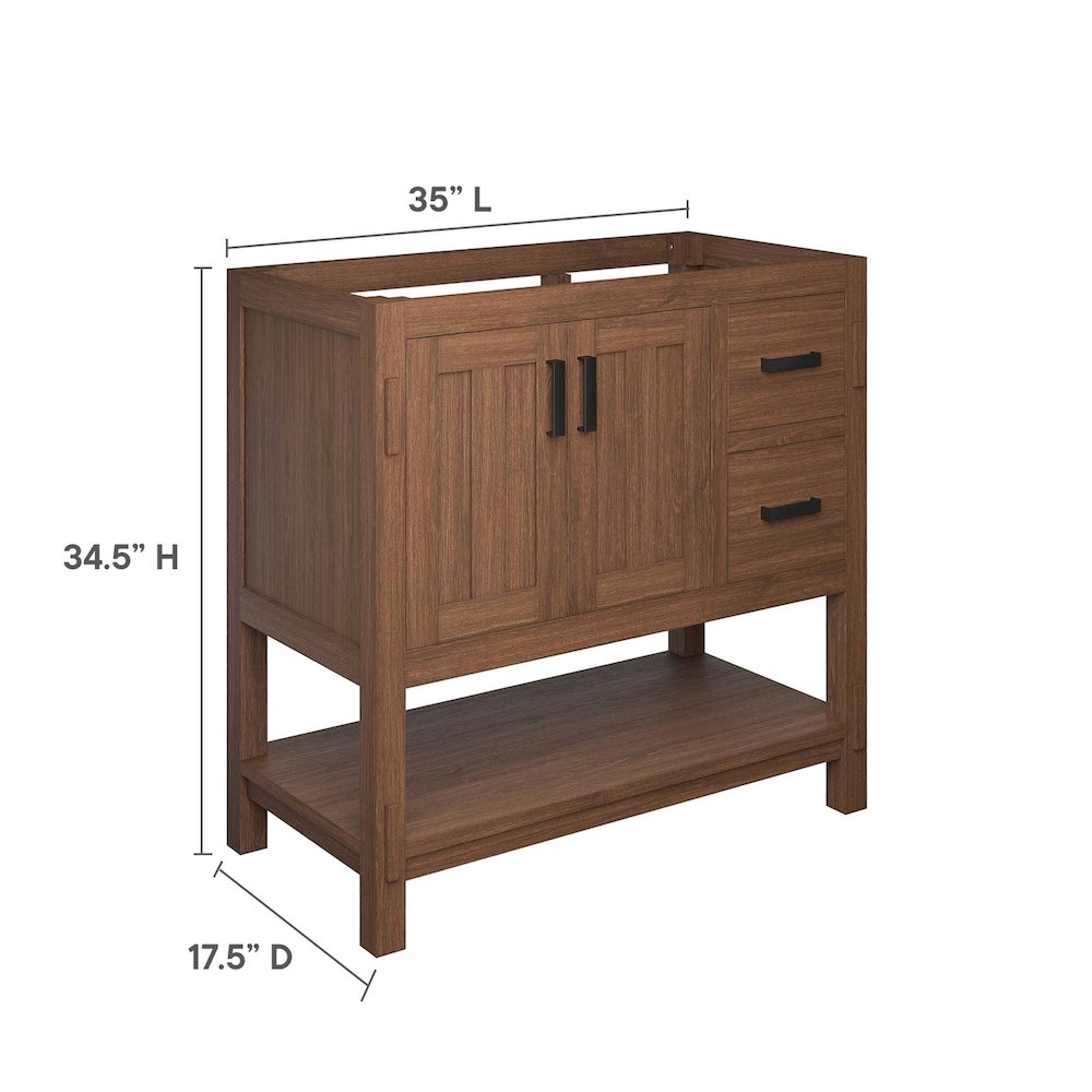 Ashlyn 36” Wood Bathroom Vanity Cabinet (Sink Basin Not Included). Picture 3