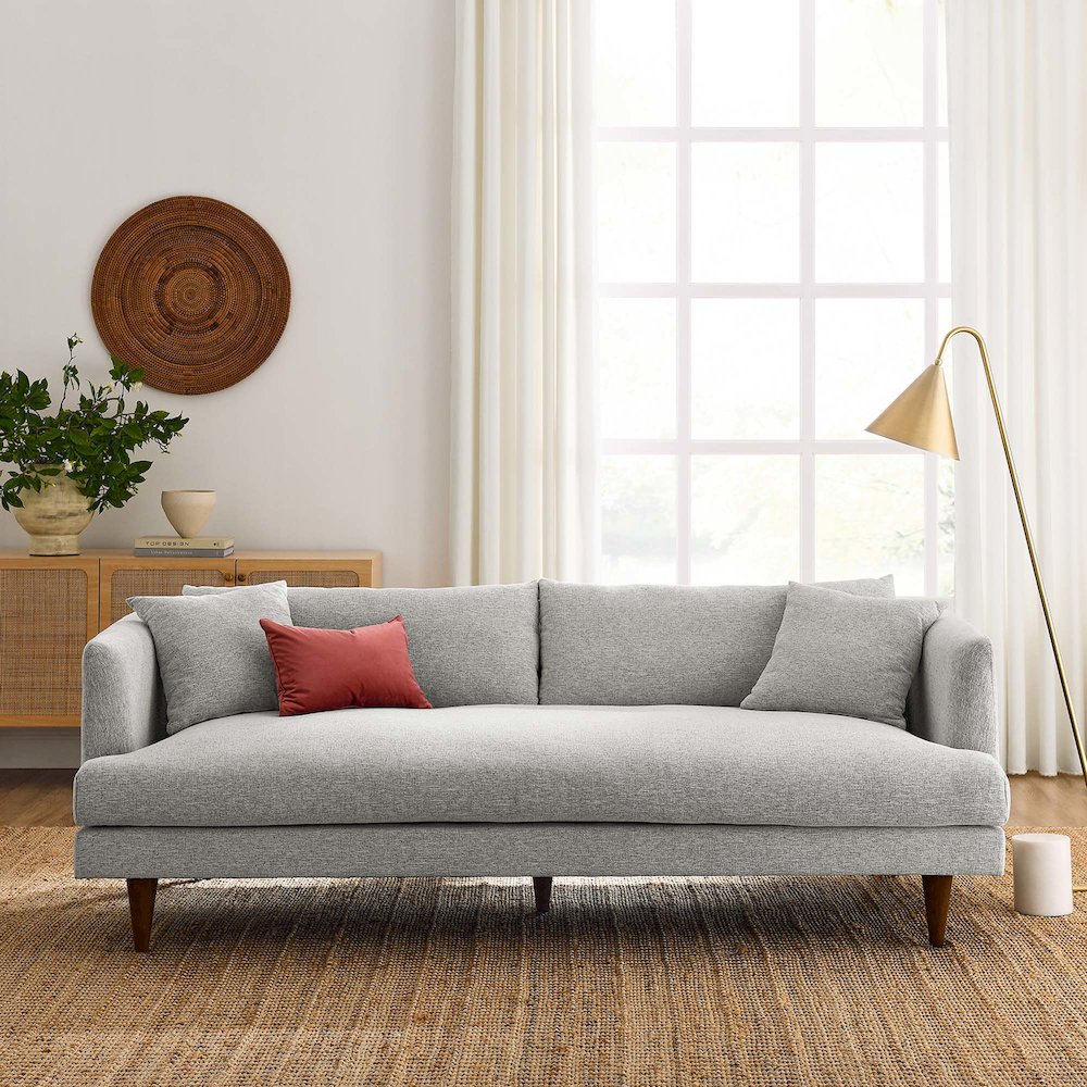 Zoya Down Filled Overstuffed Sofa. Picture 8