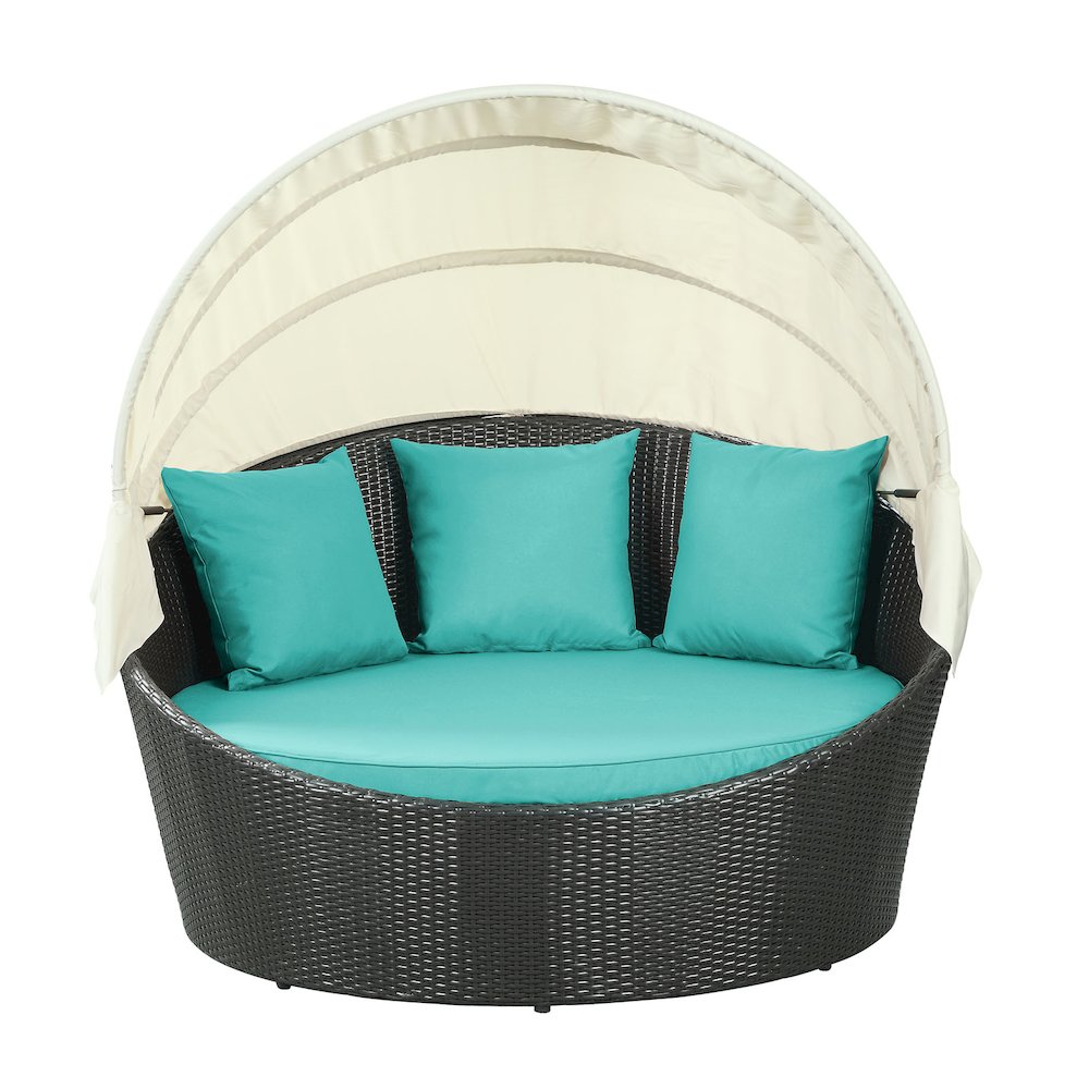 Siesta Canopy Outdoor Patio Daybed. Picture 5