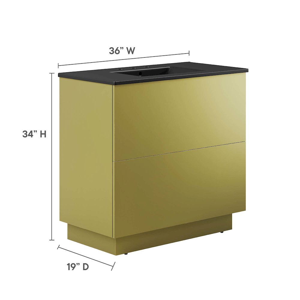 Quantum 36" Bathroom Vanity. Picture 2