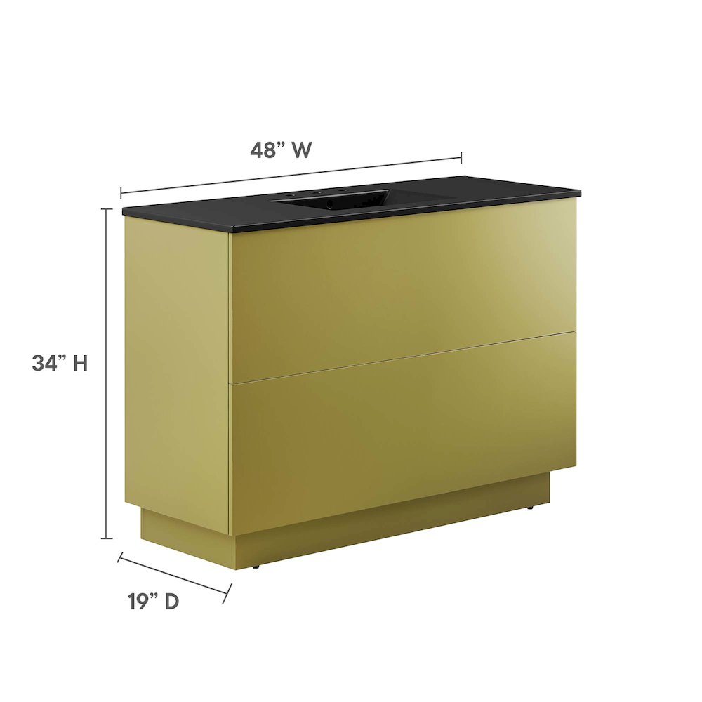Quantum 48" Single Sink Bathroom Vanity. Picture 2