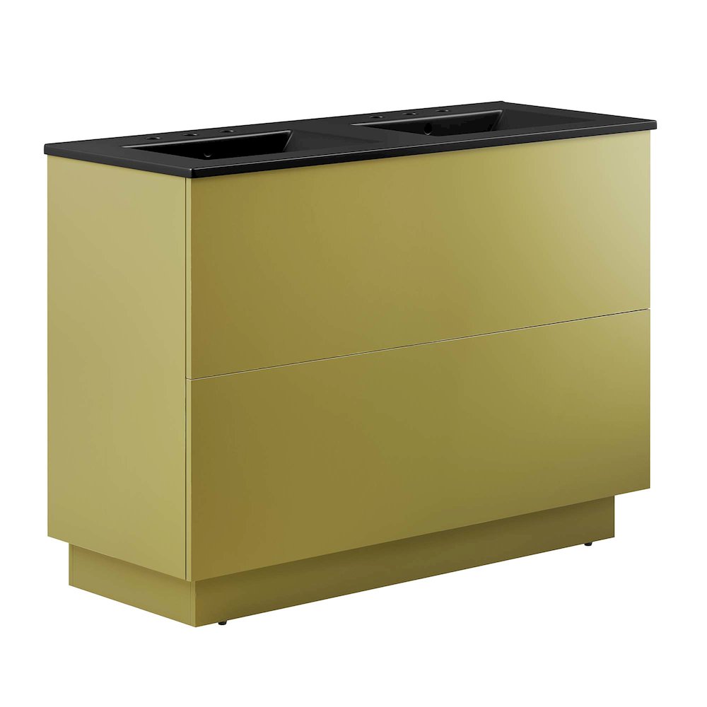 Quantum 48" Double Sink Bathroom Vanity. Picture 1