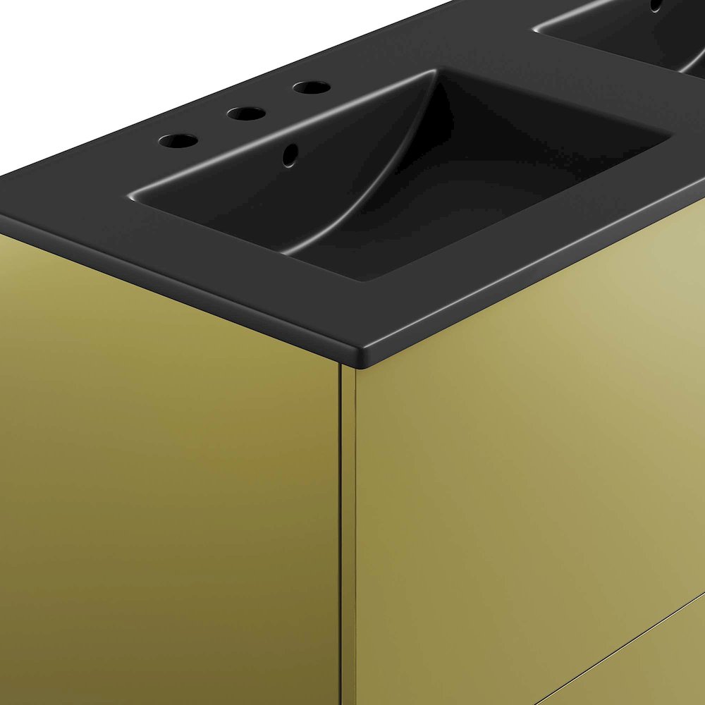 Quantum 48" Double Sink Bathroom Vanity. Picture 9