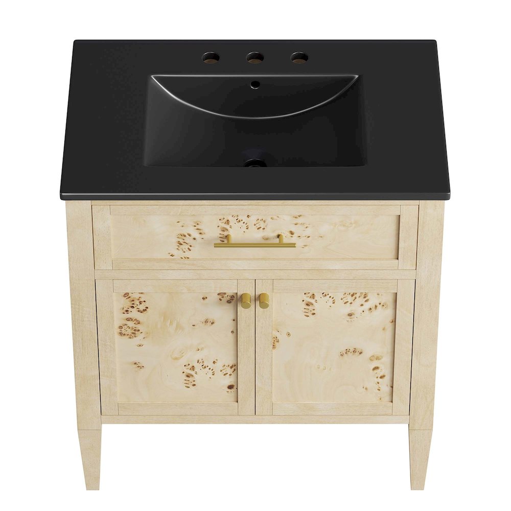 Elysian 30" Wood Bathroom Vanity. Picture 8
