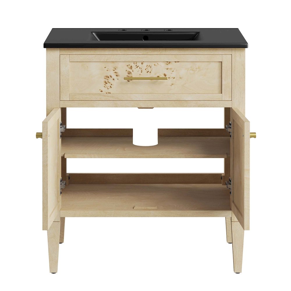 Elysian 30" Wood Bathroom Vanity. Picture 9