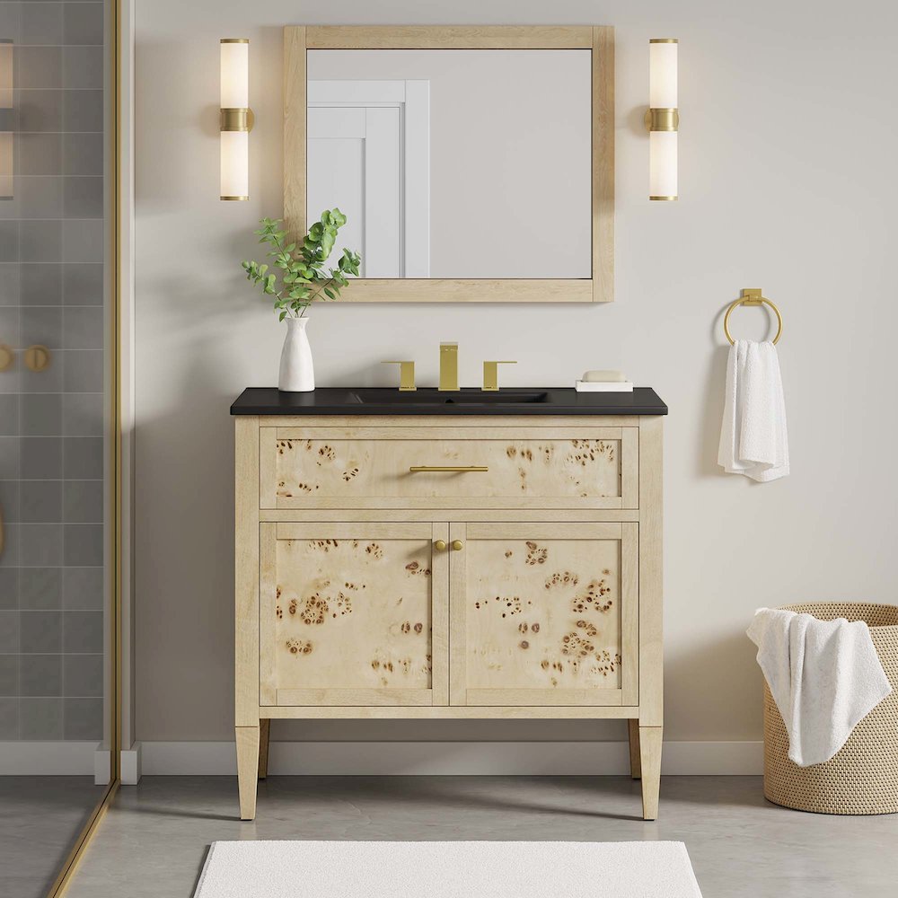 Elysian 36" Wood Bathroom Vanity. Picture 11
