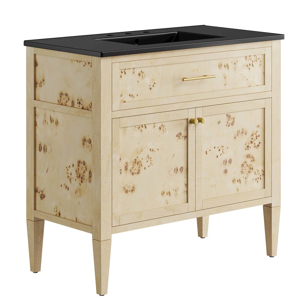 Elysian 36" Wood Bathroom Vanity. Picture 1