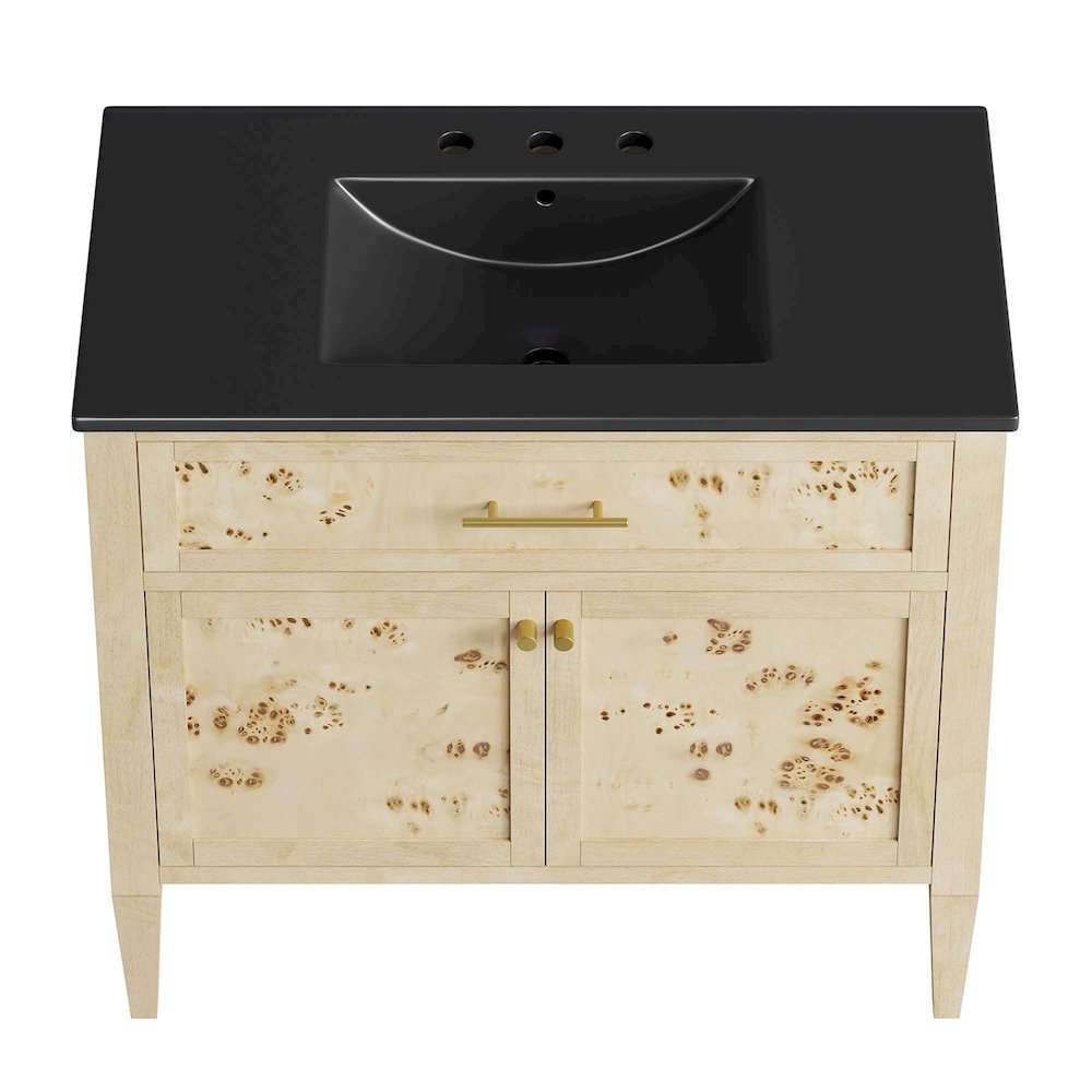 Elysian 36" Wood Bathroom Vanity. Picture 8
