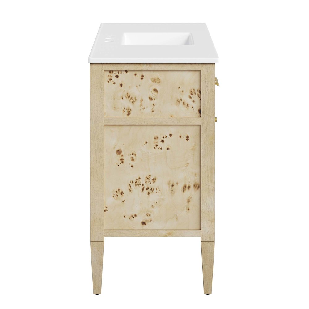 Elysian 48" Wood Single Sink Bathroom Vanity. Picture 5