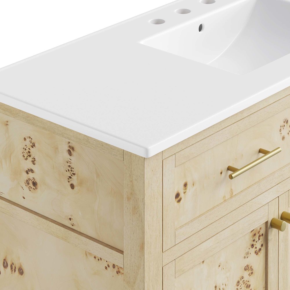 Elysian 48" Wood Single Sink Bathroom Vanity. Picture 10