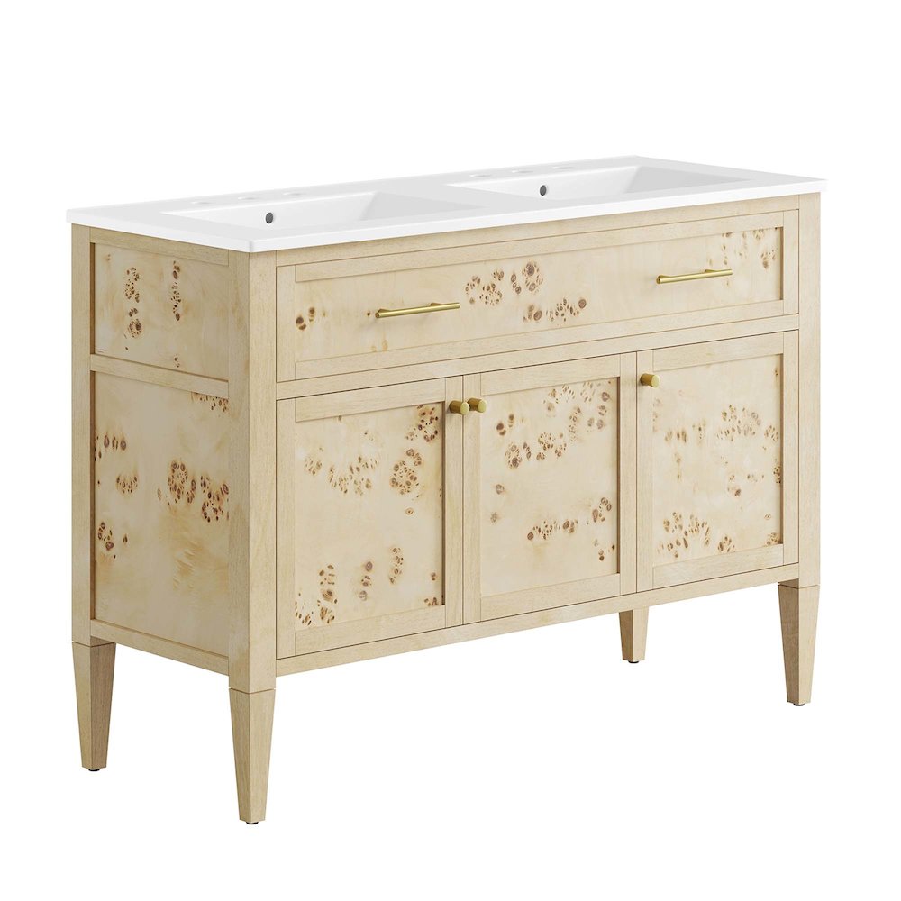 Elysian 48" Double Sink Bathroom Vanity. Picture 1