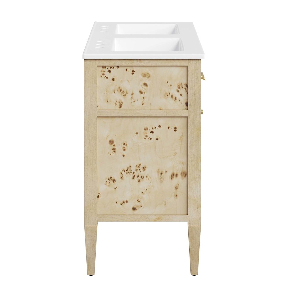 Elysian 48" Double Sink Bathroom Vanity. Picture 5