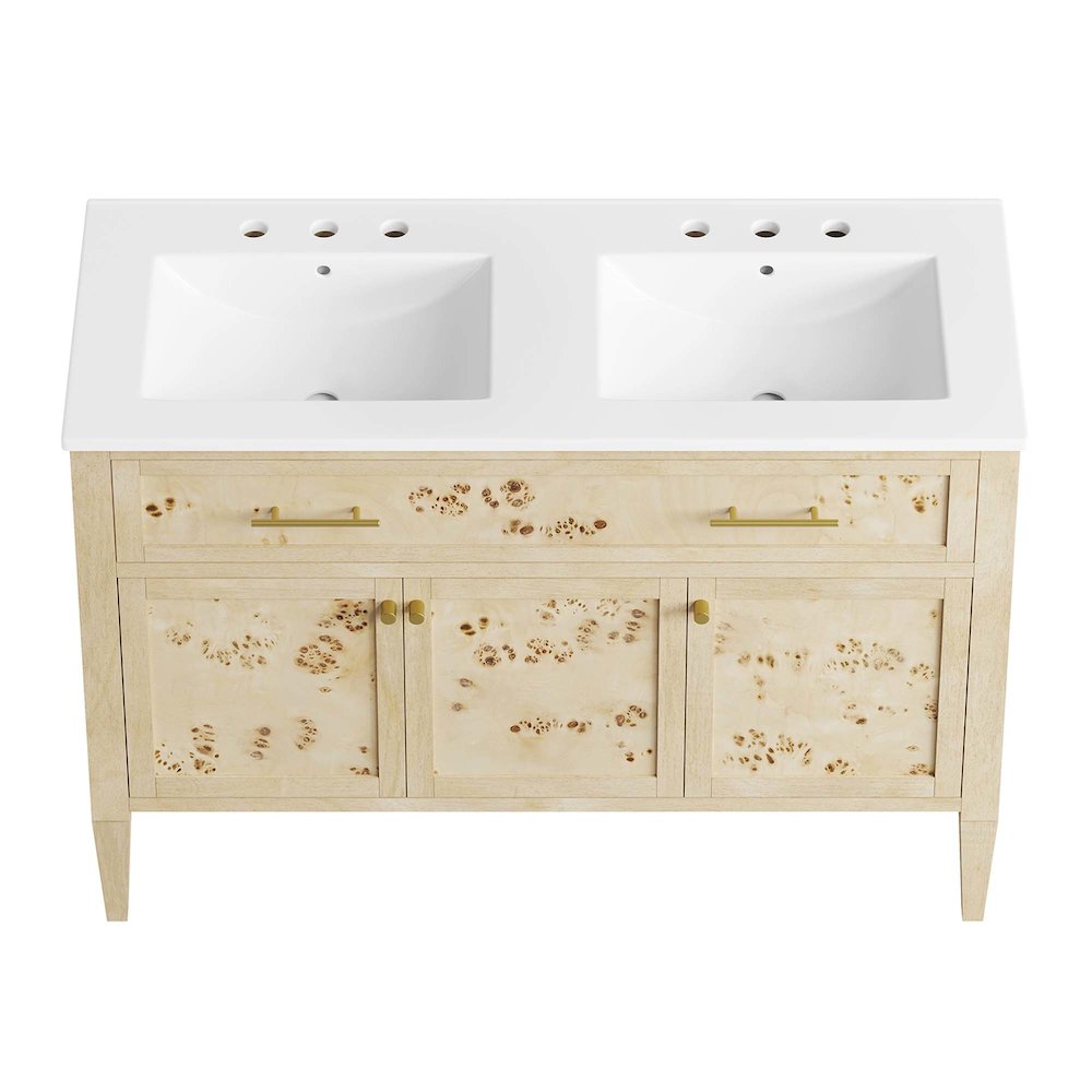 Elysian 48" Double Sink Bathroom Vanity. Picture 8