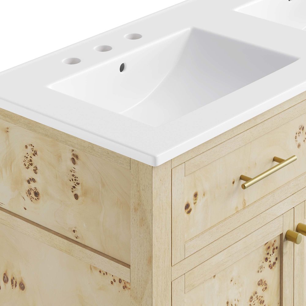 Elysian 48" Double Sink Bathroom Vanity. Picture 10