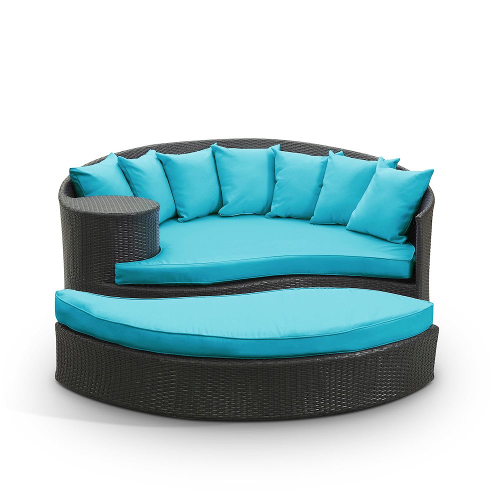 Taiji Outdoor Patio Wicker Daybed. Picture 2
